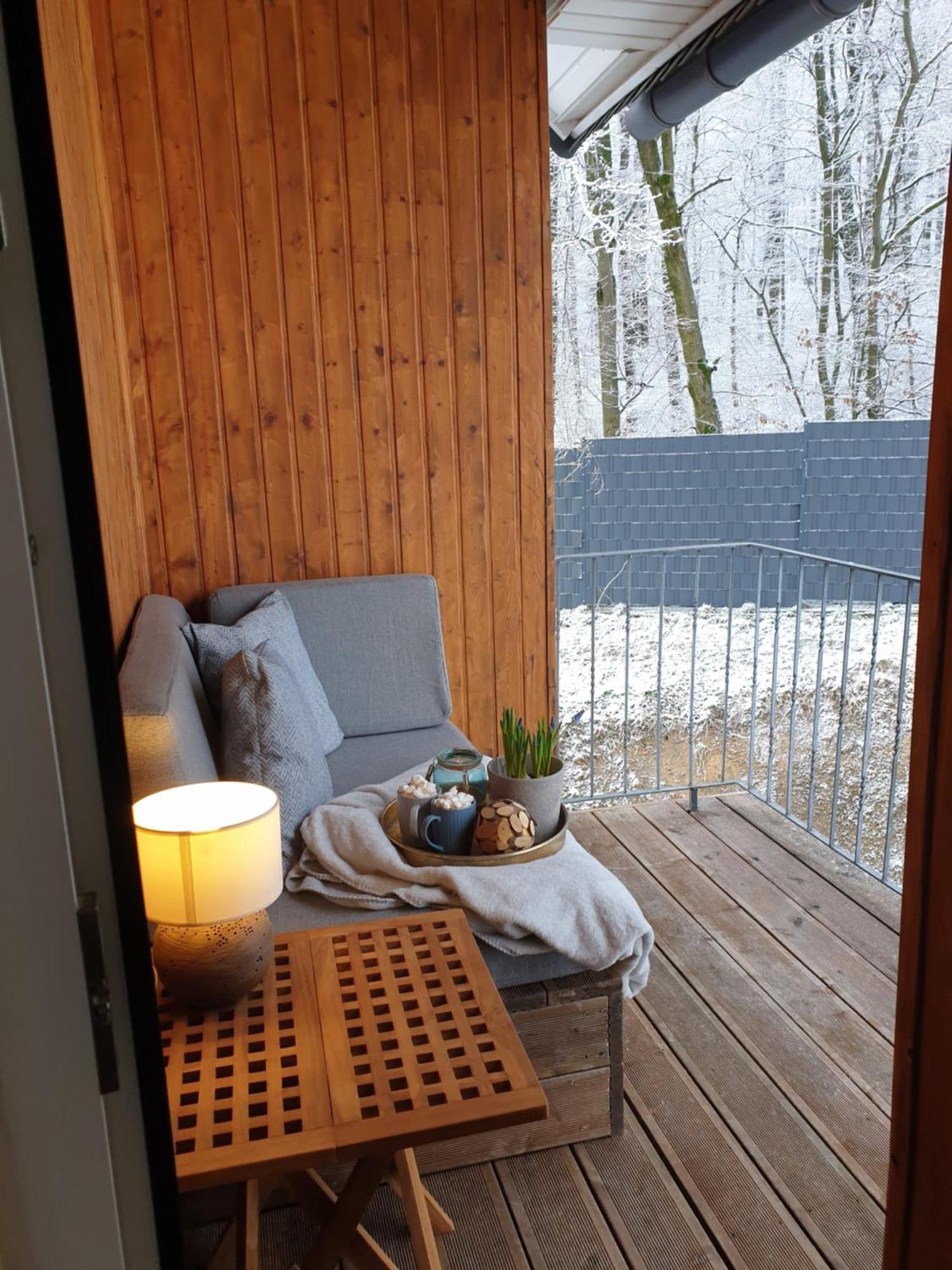 Fewo Winter In Der Villa Waldrand Mit Zwei Balkonen Bad Wünnenberg Extérieur photo