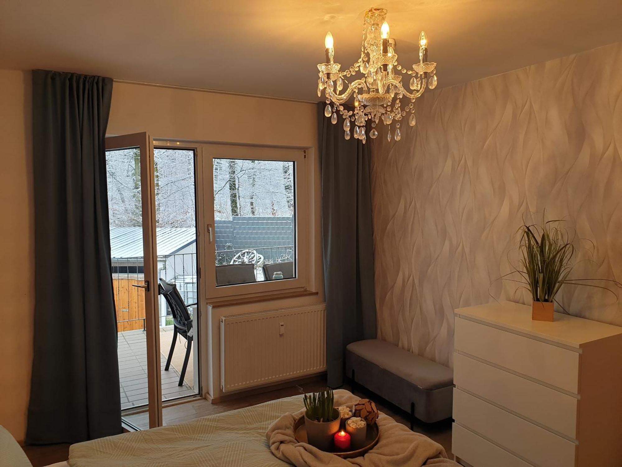 Fewo Winter In Der Villa Waldrand Mit Zwei Balkonen Bad Wünnenberg Extérieur photo